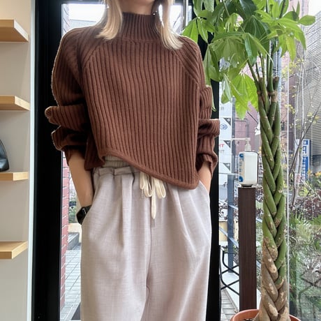 イシカワラボ　アンテアシーム　nuance hem knit イシカワラボアンテアシームnuance hem knit
