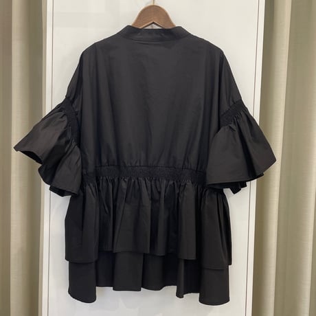 7/29ライブ③　シャーリングフレアスリーブブラウス　(ヘレンチア　H425169)