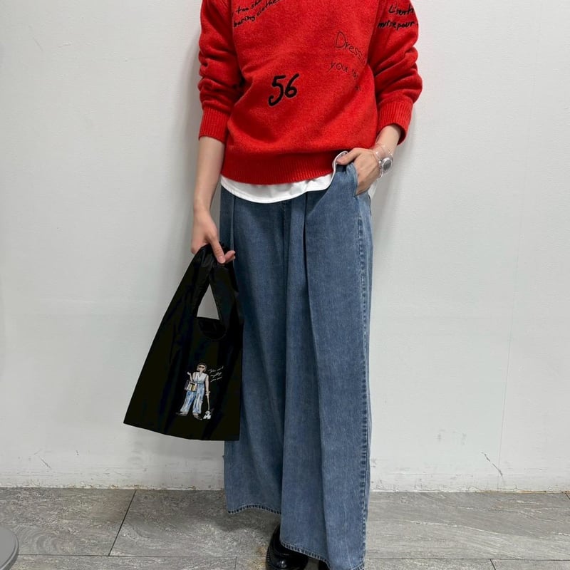 11/3ライブ② レタリング刺繍ニット (ロージー R781204