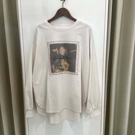 7/29ライブ②　花柄シアー重ねロンTEE　(インフィールド　143438)