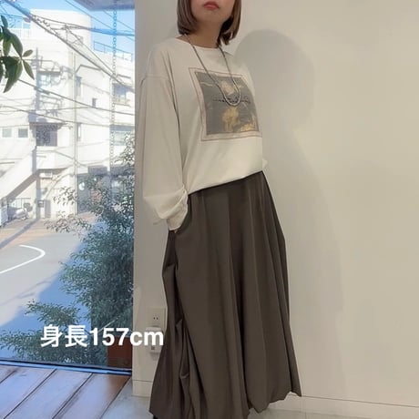 7/29ライブ②　花柄シアー重ねロンTEE　(インフィールド　143438)