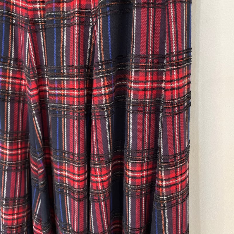 スカート nara Tomo 9/9ライブ③ モールチェックスカート (ガレナ 70052-2101