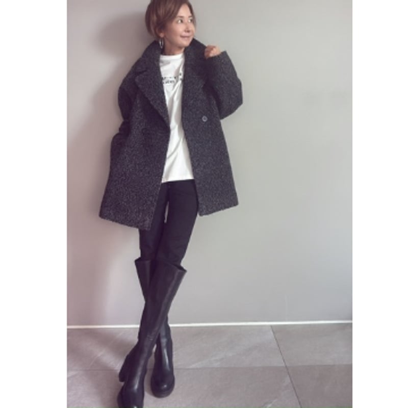 特価！新品イシカワラボ10/2ライブ①ダブルハーフコート（アバハウス） 新品イシカワラボ10/2ライブ①ダブルハーフコート（アバハウス）