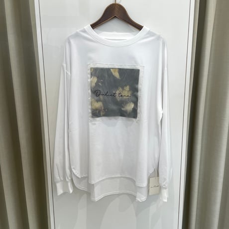 7/29ライブ②　花柄シアー重ねロンTEE　(インフィールド　143438)