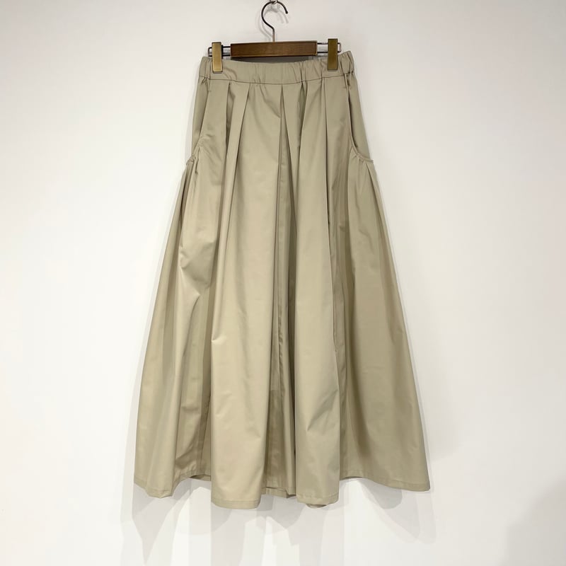 ISHIKAWA-LABO イシカワラボ タフタスカート ロング フレアスカート