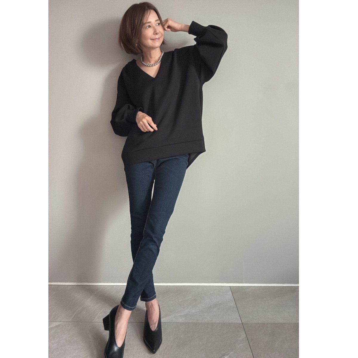 本発 コクーンフォルムVネックPO (エマテイラー EM252260007