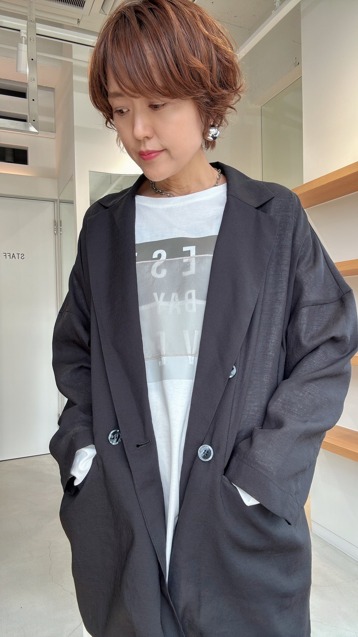 超美品❗️アイルランド製　北欧仕立て　テーラードジャケット　ウール　ストライプM mroutlet_1109-mgw-952582-16
