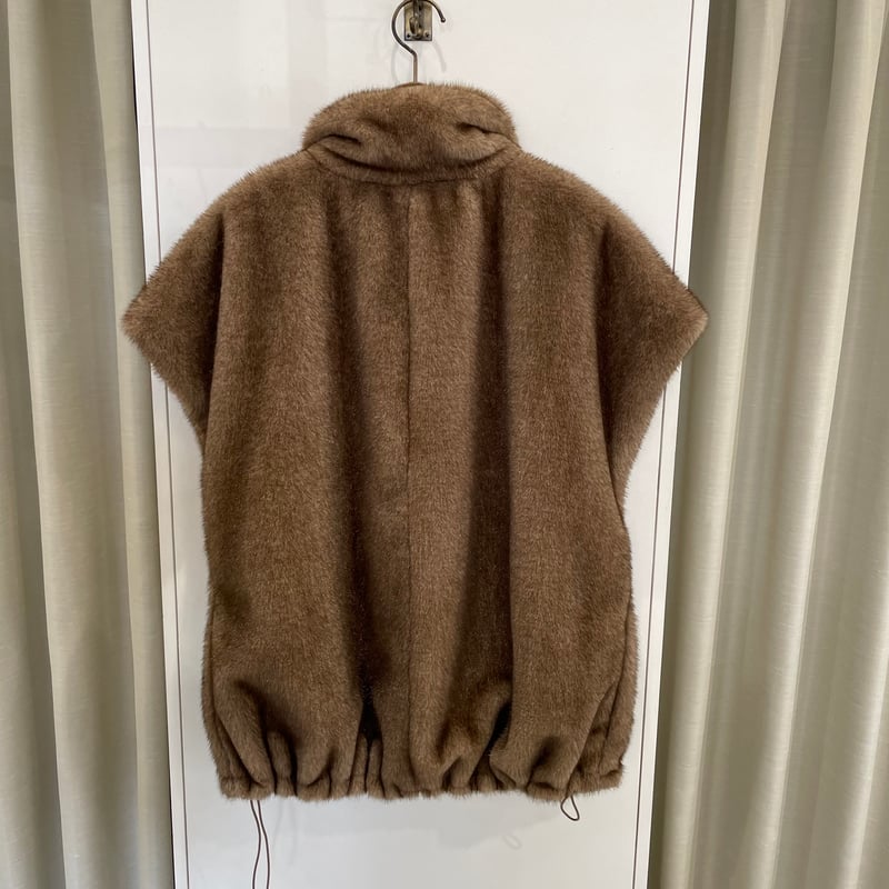 本発 ミンク風ファーベスト (クロシェ 562-84507) | ISHIKAWA-LABO