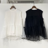 本発　6/17ライブ①　ドットチュールドッキングカットソー　(エルフランク　ef-fu-781)