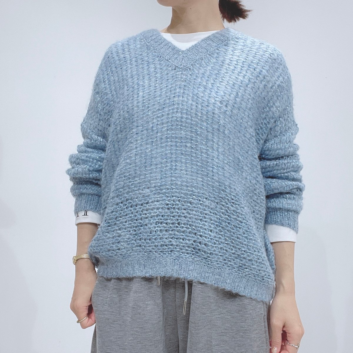 新品*MULPLA Zebra ハーフジップ モヘア混 定価38500円 新品*MULPLA Zebra ハーフジップ モヘア混 定価38500円