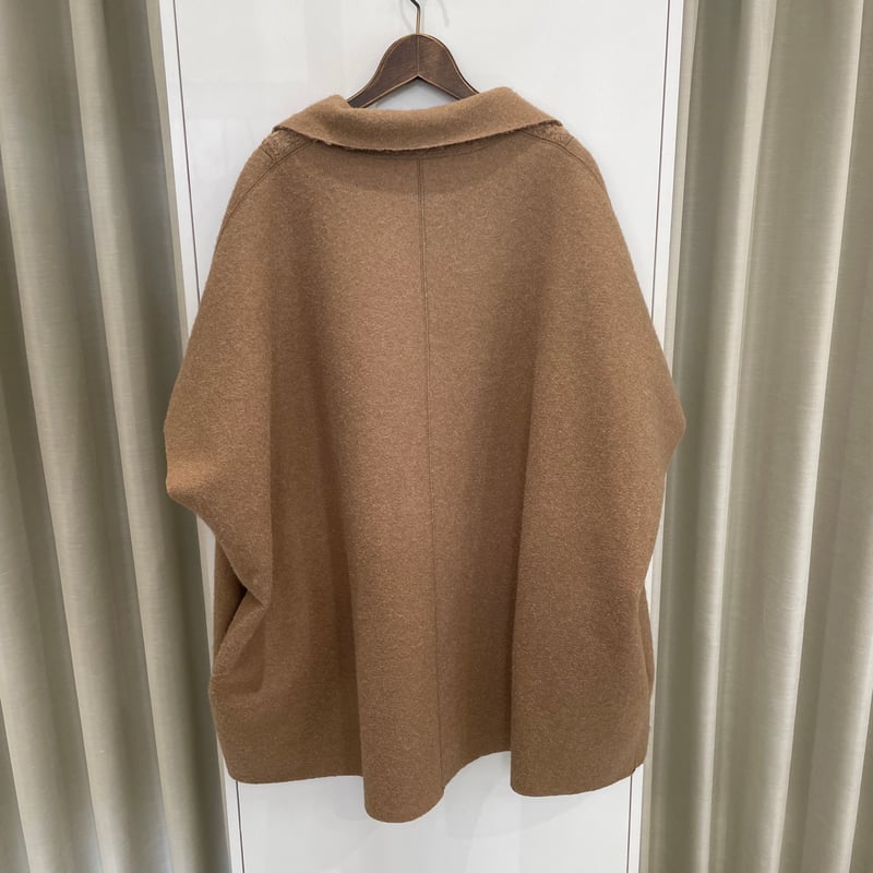 【中古】ニットポンチョ 中古・古着通販】MUUET (ミュエット) ニットポンチョ イエロー