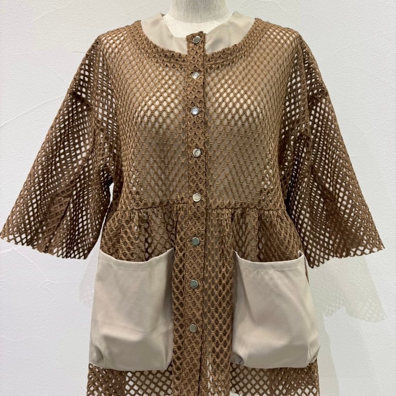 さ☆美品【archivio】ブルゾン メッシュジャケット フルジップ ☆美品【archivio】ブルゾン メッシュジャケット フルジップ