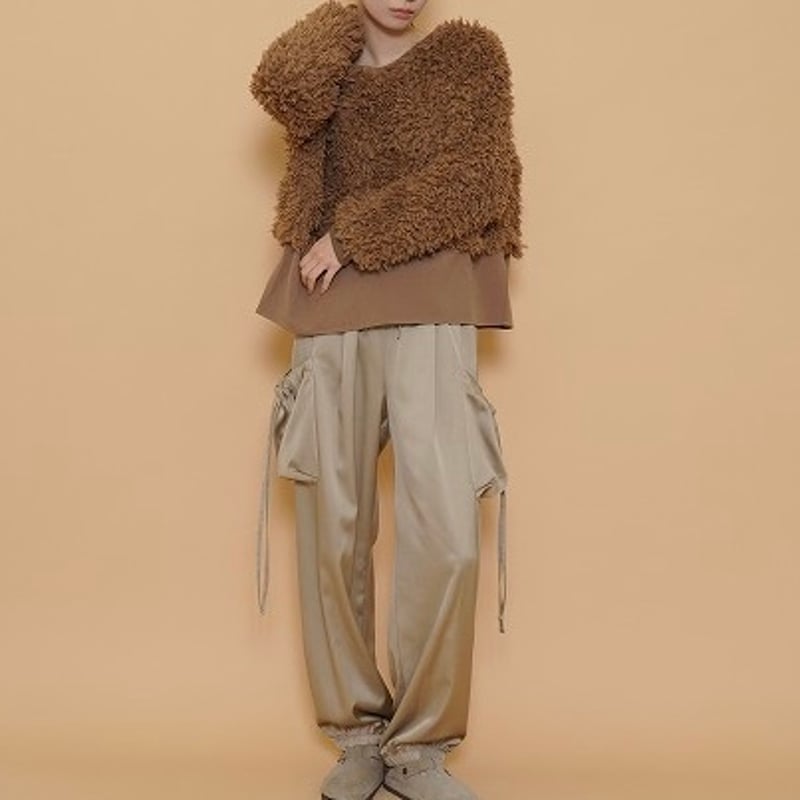 本発 11/18ライブ② ラメシャギーボアブラウス (シアントーキョー