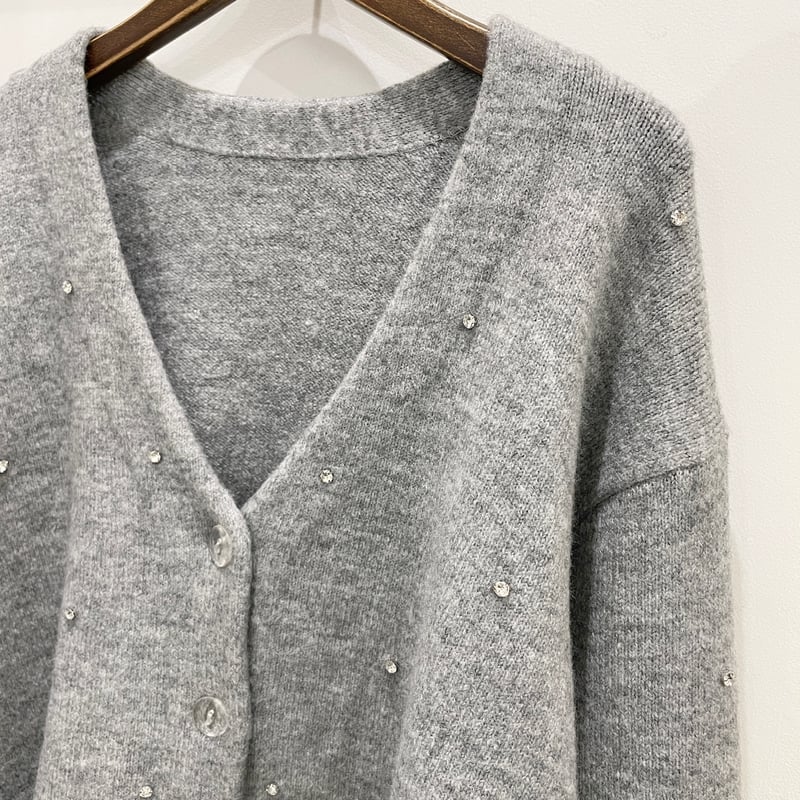 7/22ライブ① キラキラビジューニットカーデ (ポームリシュ