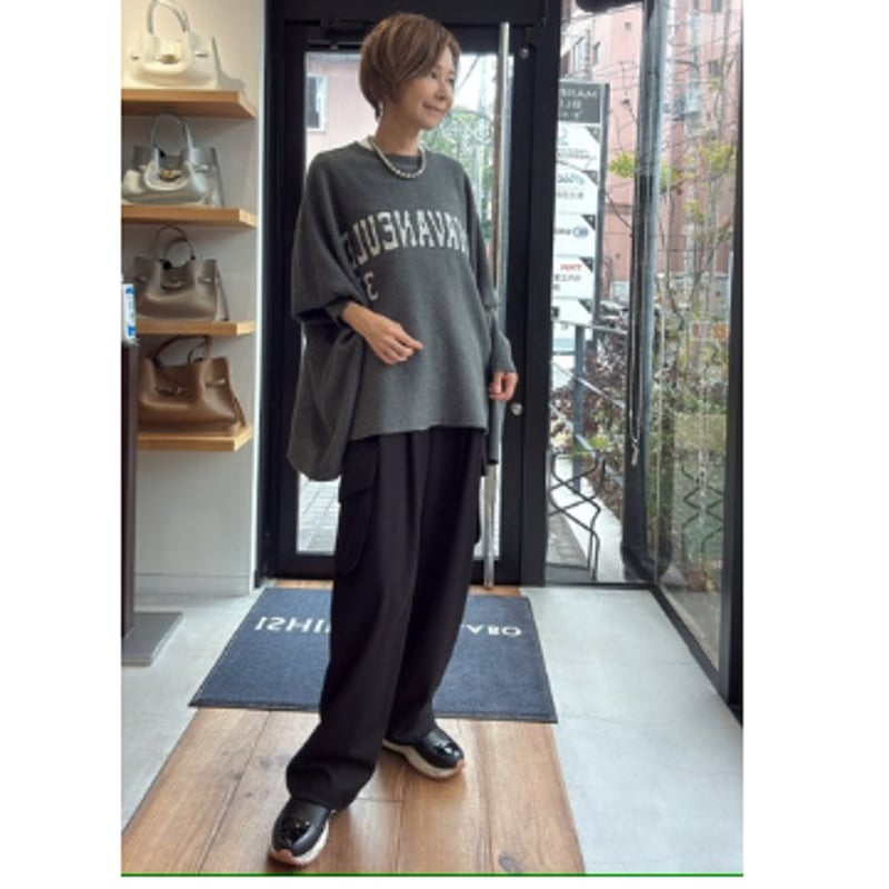 本発 ジャカードロゴポンチョニット (シニカル 562-95035) | ISHIKAWA-LABO