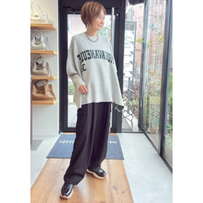 本発 ジャカードロゴポンチョニット (シニカル 562-95035) | ISHIKAWA-LABO