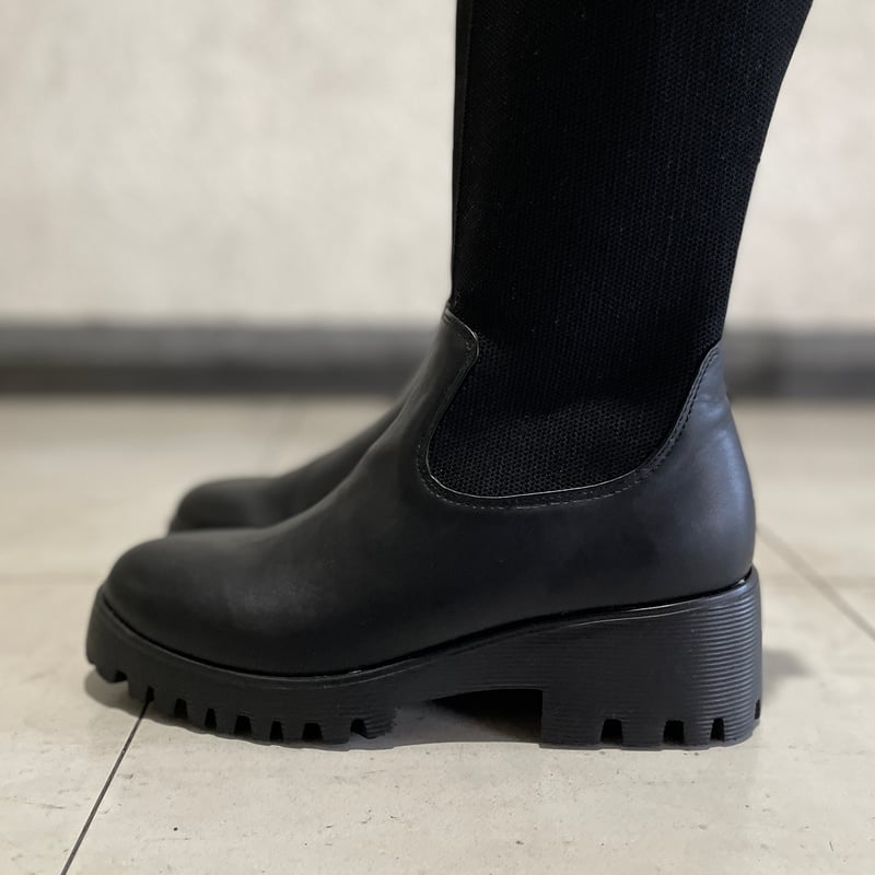 9/23ライブ① EVOL×HITOMI ニットロングブーツ (イーボル IZ5894