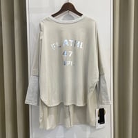 7/29ライブ①　袖ティアードロゴトップス　(コティ　15907)