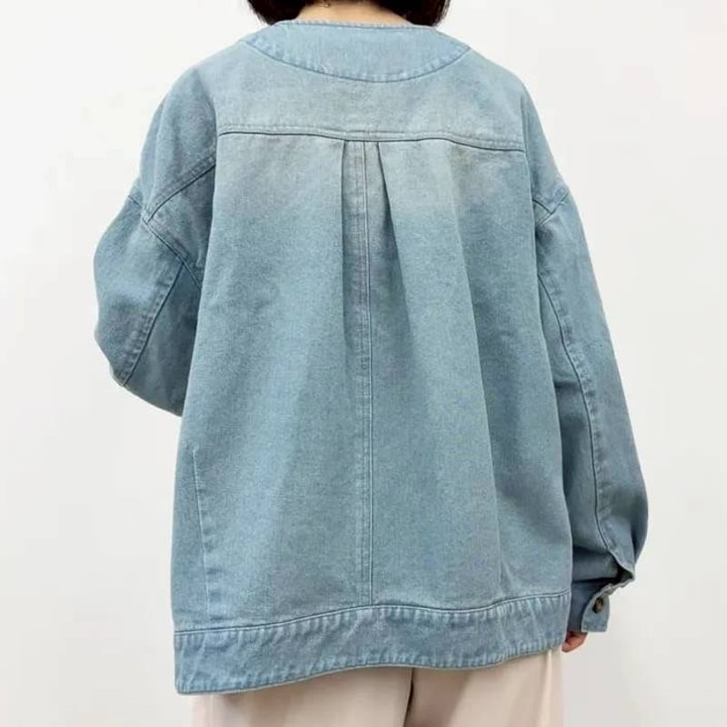 パドカレ ☆ デニムGジャン ARCADE デニムジャケット gジャン 春服 Gジャン オーバーサイズ