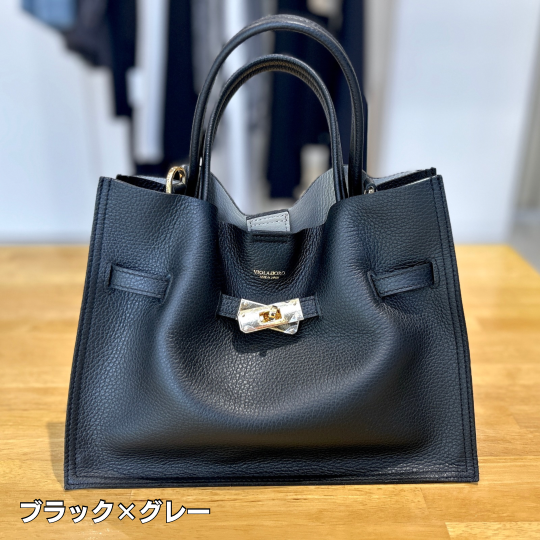 DECI OVY レザートート 0981 LD FLAP TOTE Col.Grey – Cisei Online Shop