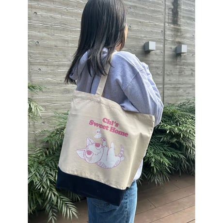 LOVE CATS!! チーズスイートホーム キャンバストートバッグ