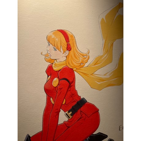 【20枚限定】『窪之内英策カスタム　フランソワーズ』シリアルナンバー / 直筆サイン入り額装複製原画