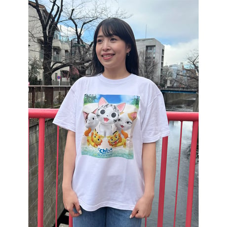 LOVE CATS!! こねこのチー ポンポンらー夏休み Tshirt Type-E