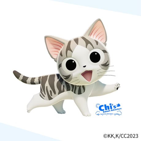 LOVE CATS!! こねこのチー ポンポンらー夏休み Tshirt Type-F