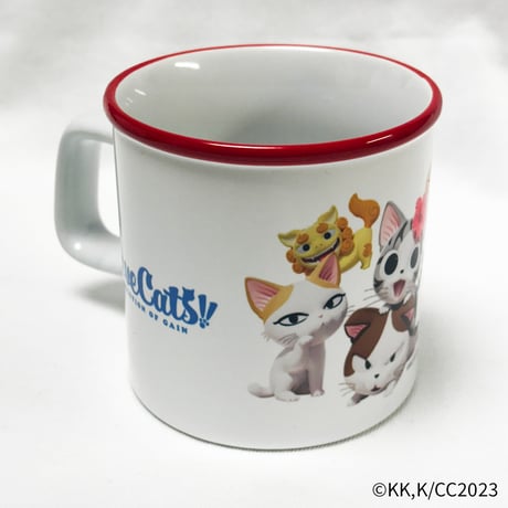 LOVE CATS!! こねこのチー ポンポンらー夏休み マグカップ