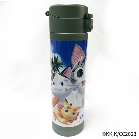 LOVE CATS!! こねこのチー ポンポンらー夏休み 真空ステンレスボトル