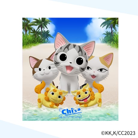 LOVE CATS!! こねこのチー ポンポンらー夏休み Tshirt Type-E