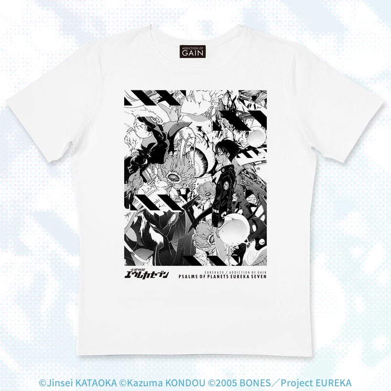 E*7様 交響詩篇エウレカセブン 2巻 BD パッケージ Tシャツ/Ｍサイズ E*7様 交響詩篇エウレカセブン 2巻 BD パッケージ Tシャツ/Mサイズ