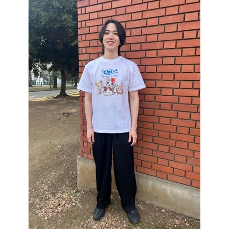 LOVE CATS!! こねこのチー ポンポンらー夏休み Tshirt Type-D