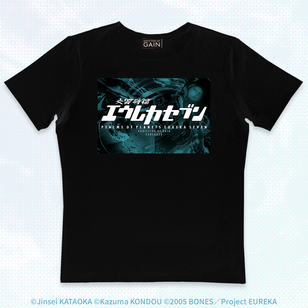 新品未開封　交響詩篇エウレカセブン　FLOW 2025 コラボ　 Tシャツ XL 交響詩篇エウレカセブン Tシャツ 【EUREKA20-ロゴ】 | ADDICTION OF GAIN