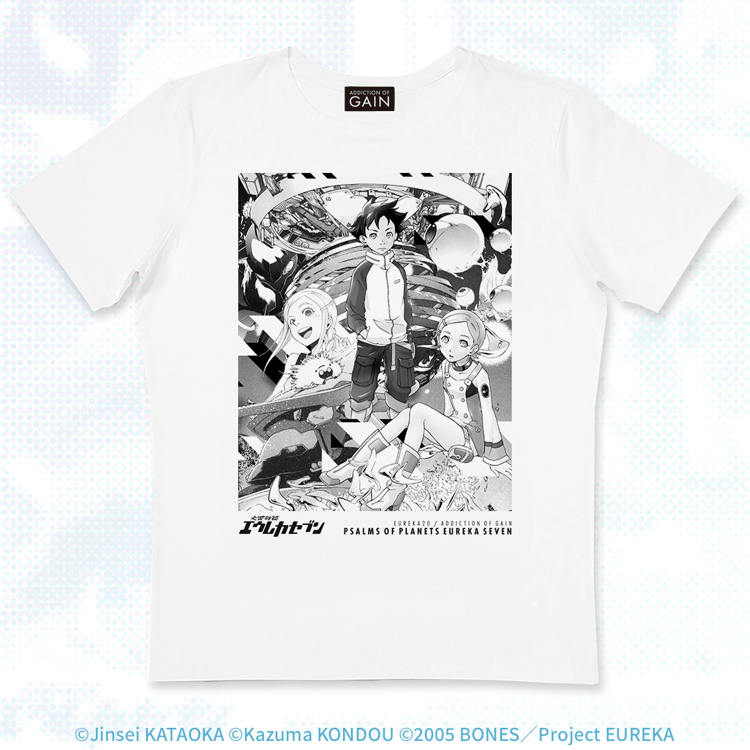 ADDICTION OF GAIN 交響詩篇エウレカセブン Tシャツ XL 交響詩篇エウレカセブン Tシャツ 【EUREKA20-A】 | ADDICTION OF GAIN
