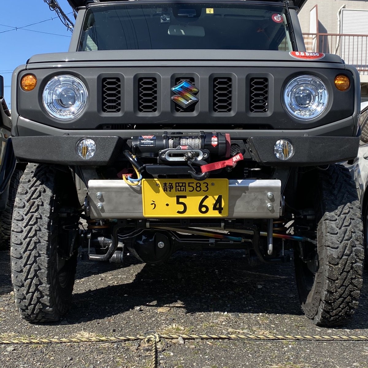 OGB JB64/74 フロントバンパー Bキット(ウインチ有り用)未塗装 受注