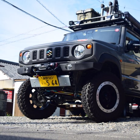 OGB JB64/74 フロントバンパー Bキット(ウインチ有り用)未塗装　受注生産