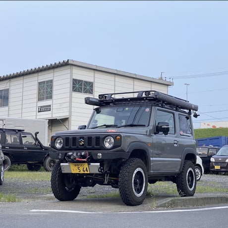 OGB JB64オーバーフェンダー ラプターライナー黒