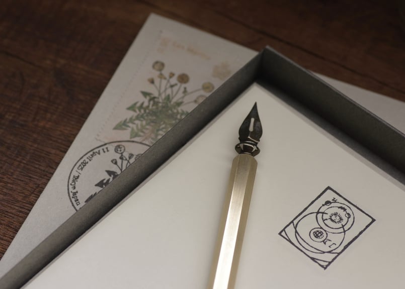 Brass Nib Holder #101 “Graphite” | PAPYRUS文具店