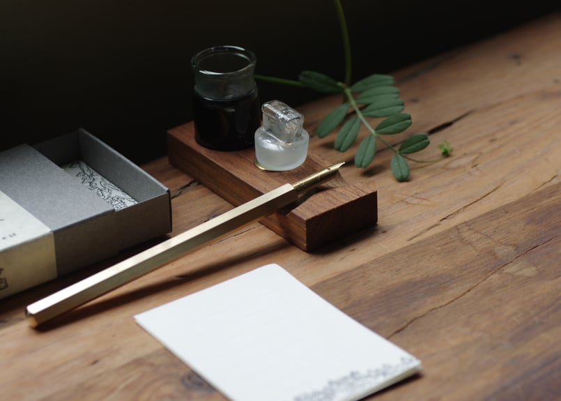 インク壺のペンレスト | PAPYRUS文具店