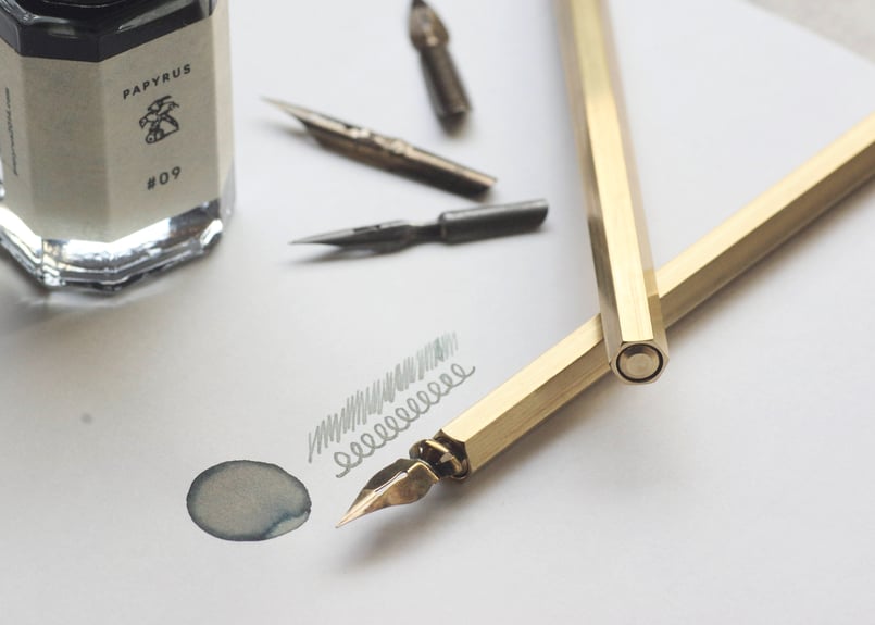 Brass Nib Holder #101 “Graphite” | PAPYRUS文具店
