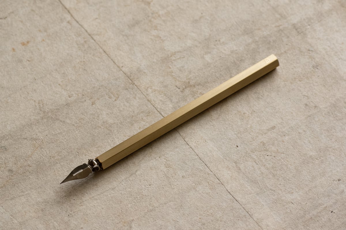 Brass Nib Holder #101 “Graphite” | PAPYRUS文具店