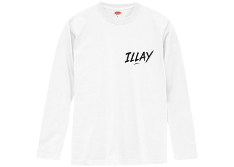 Rey デザイン　ILLAY 秋冬新作　ロンT 白　サイズ　M 　 L　 XL