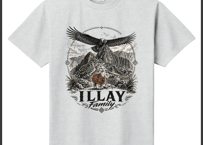 イジャイオリジナルTシャツ　アッシュ