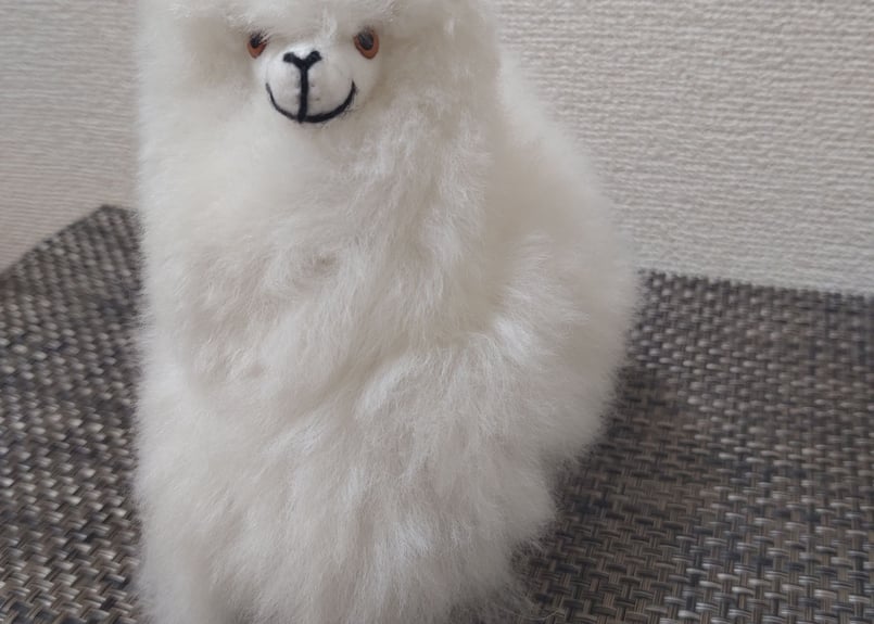 ベビーアルパカ人形🦙白色🦙 | 南米音楽ILLAY（イジャイ）official