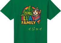 ILLAYFamily Ｔシャツ　緑　　Lサイズ