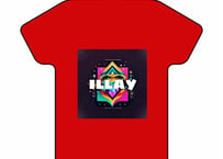 Ｔシャツ柄両面キーホルダー