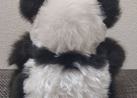 ベビーアルパカ100%パンダ人形🐼
