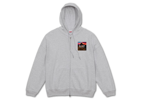 Rey デザイン　ILLAY 秋冬新作　パーカーグレー　 ナスカ　サイズ　M 　 L　 XL
