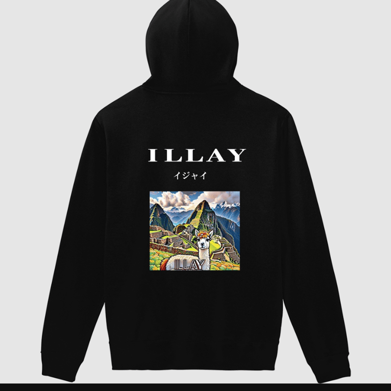 ILLAYオリジナルロゴアルパカパーカー 限定3枚サイズXL ILLAYオリジナルロゴアルパカパーカー 限定3枚サイズXL